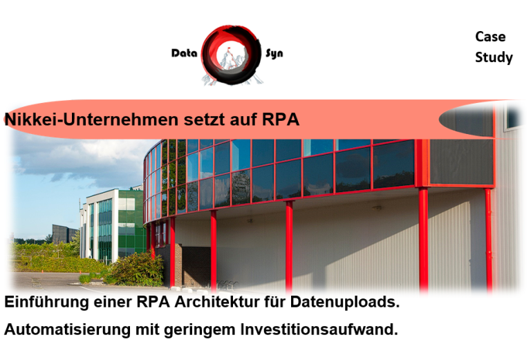 Deckblatt: RPA-Quick-Win für wöchentliche Datenuploads